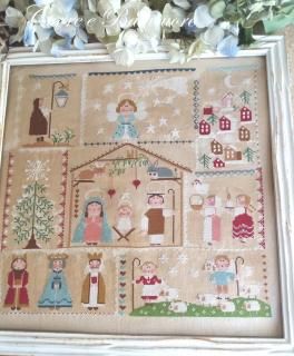 <img class='new_mark_img1' src='https://img.shop-pro.jp/img/new/icons14.gif' style='border:none;display:inline;margin:0px;padding:0px;width:auto;' />Nativity in Quilt - キルトのキリスト降誕  お取り寄せ品