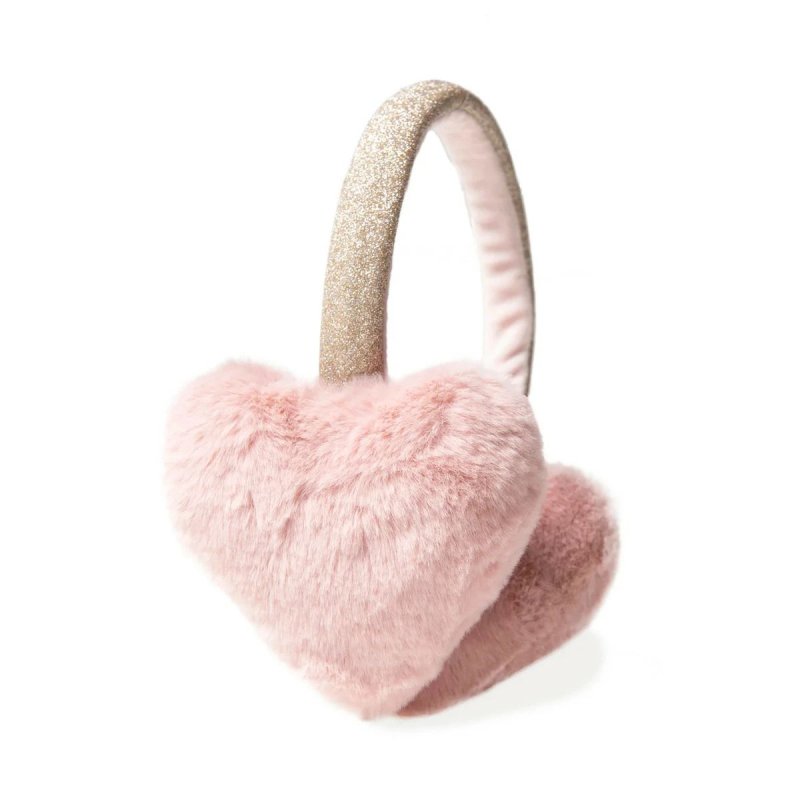 Rockahula Kids Fluffy Love Heart Earmuffs