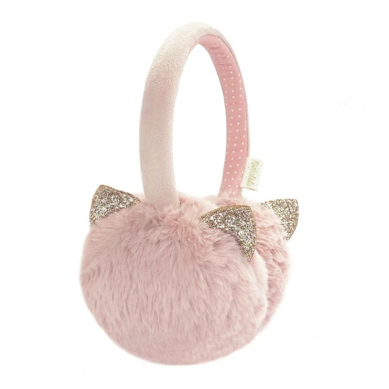 Rockahula Kids Cleo Cat Earmuffs Pink
