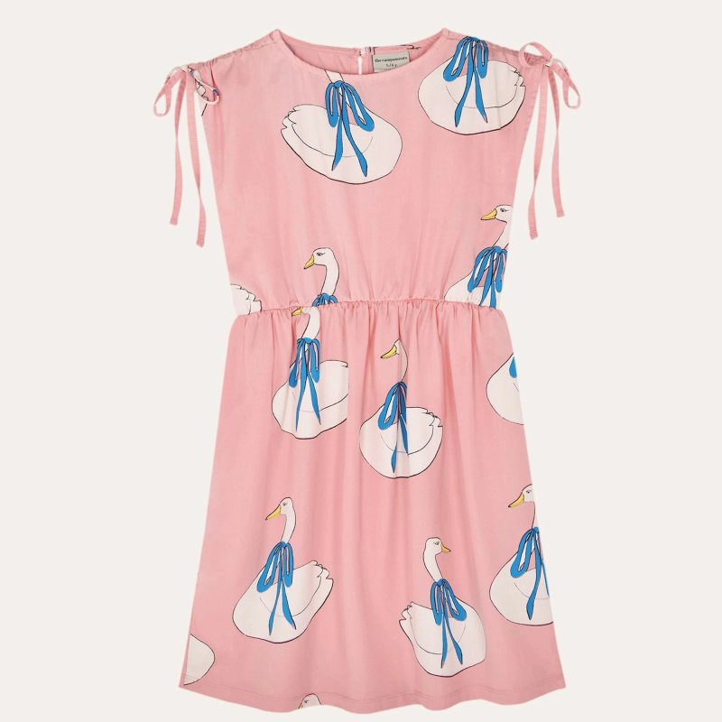 The Campamento SWANS ALLOVER PINK DRESS