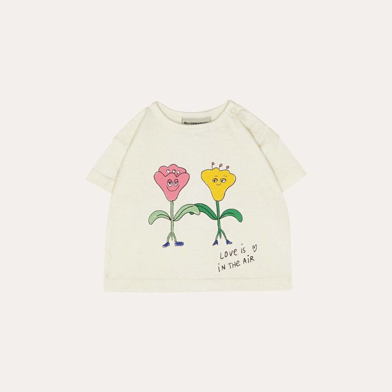 The Campamento Baby collection : LOVE IS IN THE AIR BABY TSHIRT