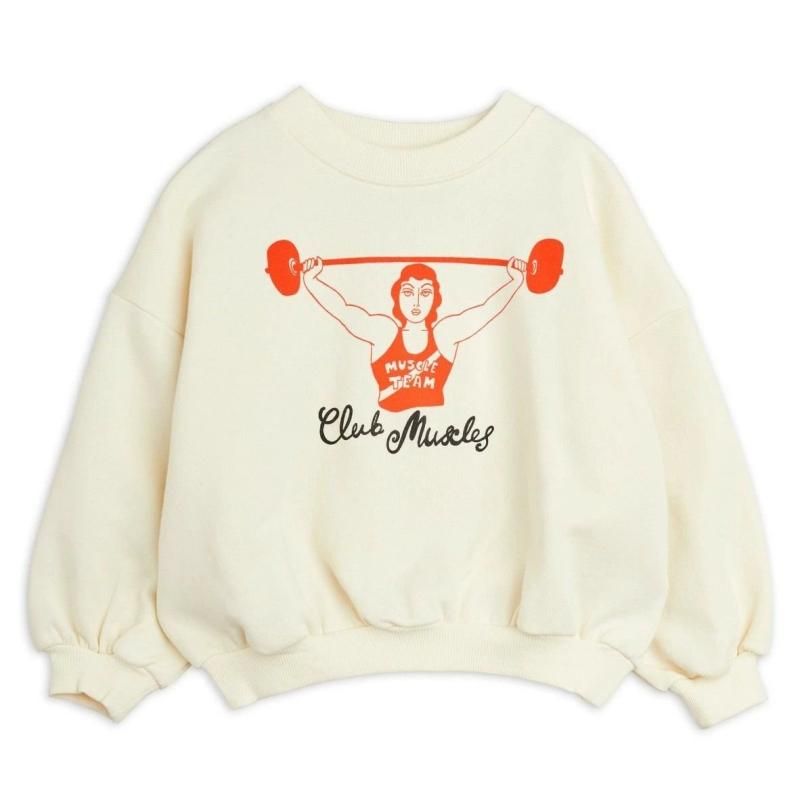 30%OFFMini Rodini Weight Lifting Sweat / Off-White<img class='new_mark_img2' src='https://img.shop-pro.jp/img/new/icons23.gif' style='border:none;display:inline;margin:0px;padding:0px;width:auto;' />
