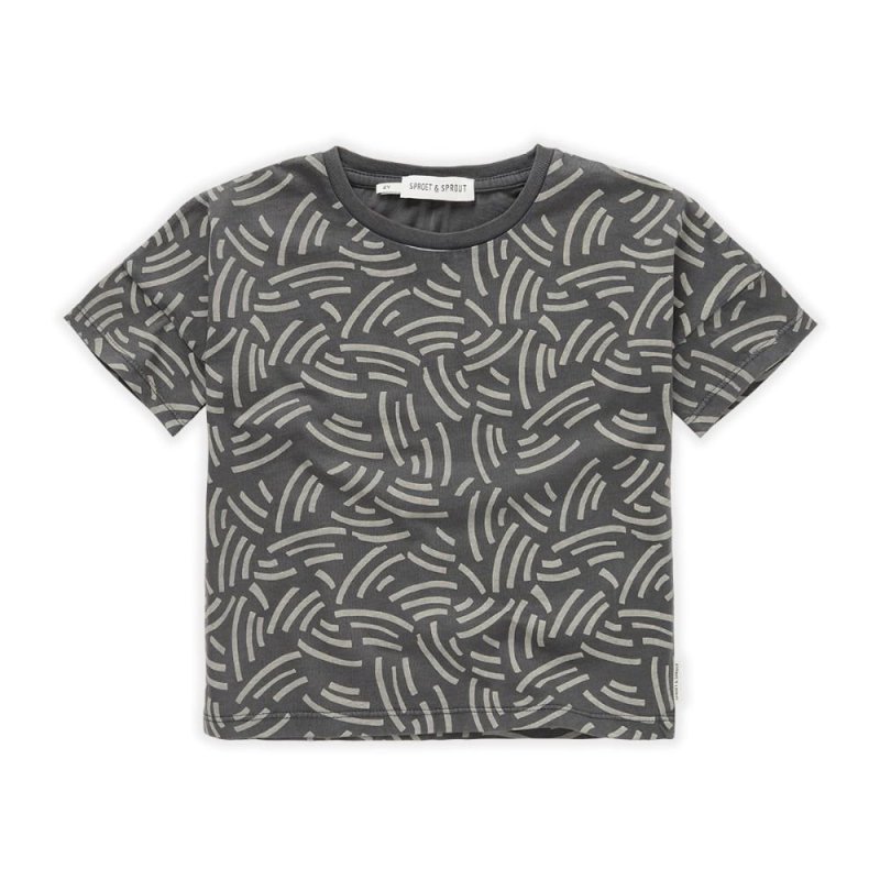 Sproet&Sprout T-SHIRT WIDE WAVES PRINT