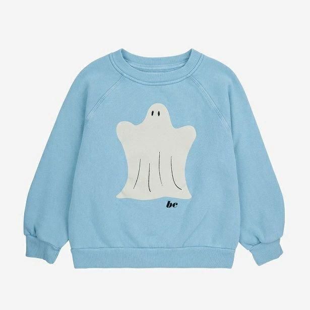 BOBO CHOSES Funny Ghost ranglan sleeve sweatshirt
