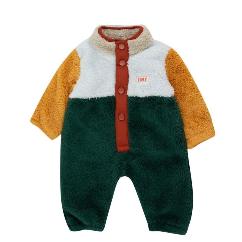 30%OFFTINY COTTONS Colour block polar sherpa one-piece