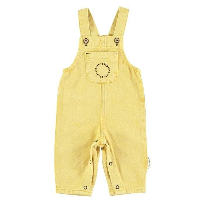 piupiuchick Baby dungarees | Yellow mustard