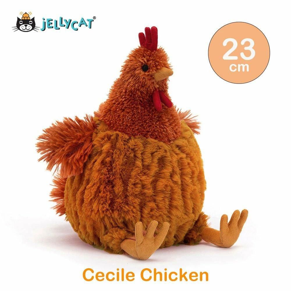 新品　 ジェリーキャット　ぬいぐるみ　鶏 Jelly Cat CECILE CHICKEN - MARGO