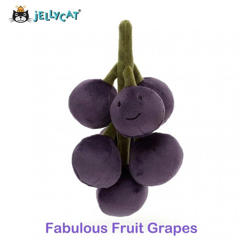 Jelly Cat Fabulous Fruit Grapes