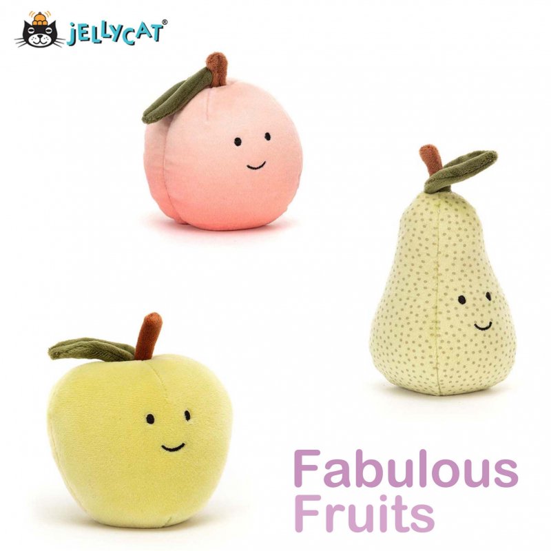 Jelly Cat Fabulous Fruit Pear