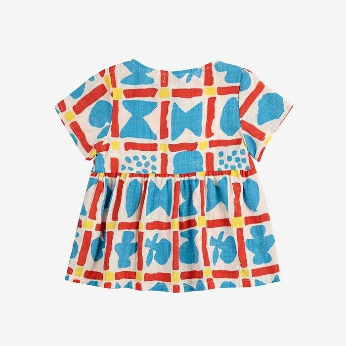BOBO CHOSES Geometric Game woven dress