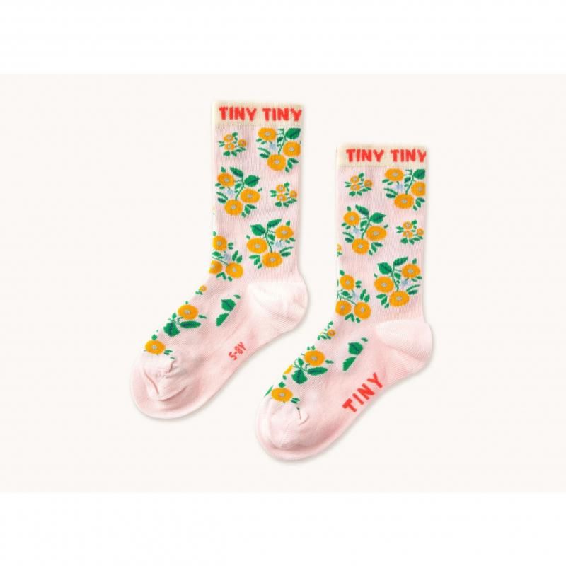 TINY COTTONS FLOWERS MEDIUM SOCKS