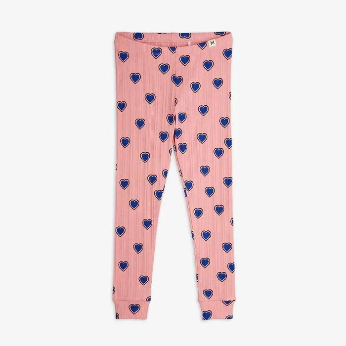 Mini Rodini OUTLINED HEARTS LEGGINGS