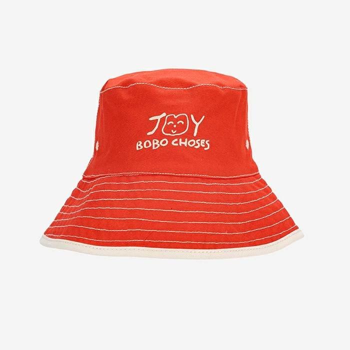 BOBO CHOSES Joyful Facereversible hat