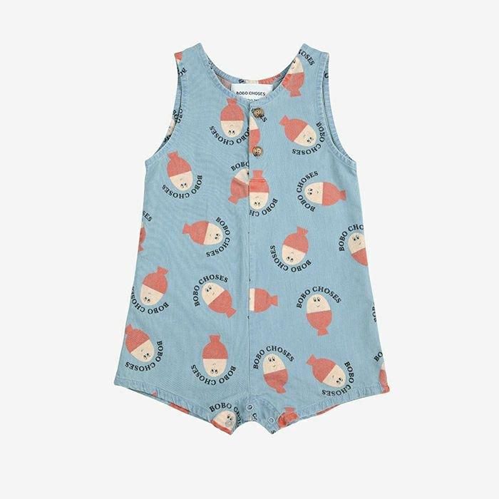 BOBO CHOSES MorningEgg all over denimplaysuit