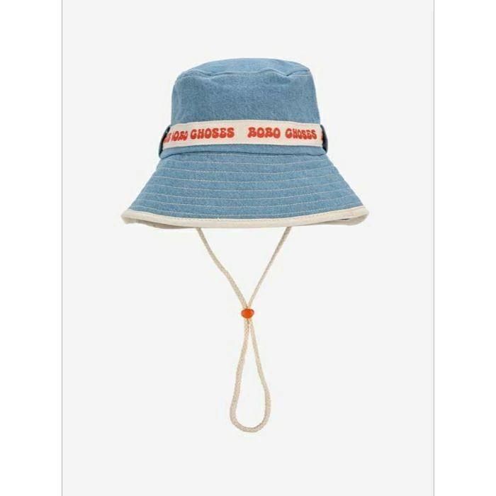 BOBO CHOSES light denim bucket hat