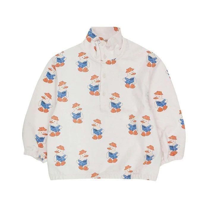 TINY COTTONS READERS MOCKNECK SWEATSHIRT