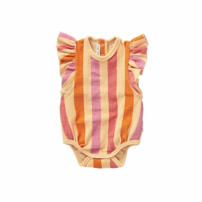 Sproet&Sprout Ruffle Romper Stripes