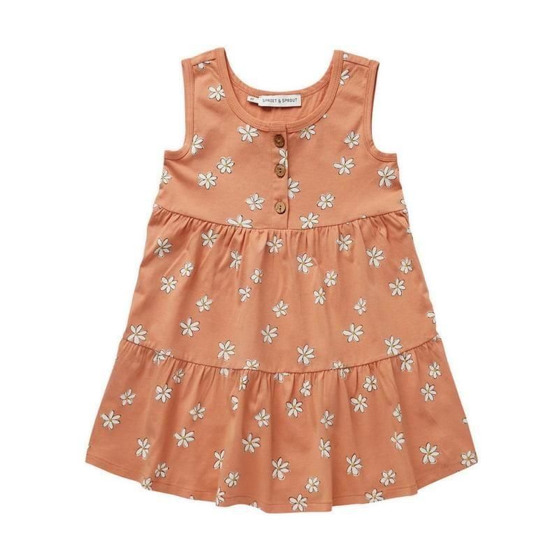 Sproet&Sprout Jersey Dress Daisies