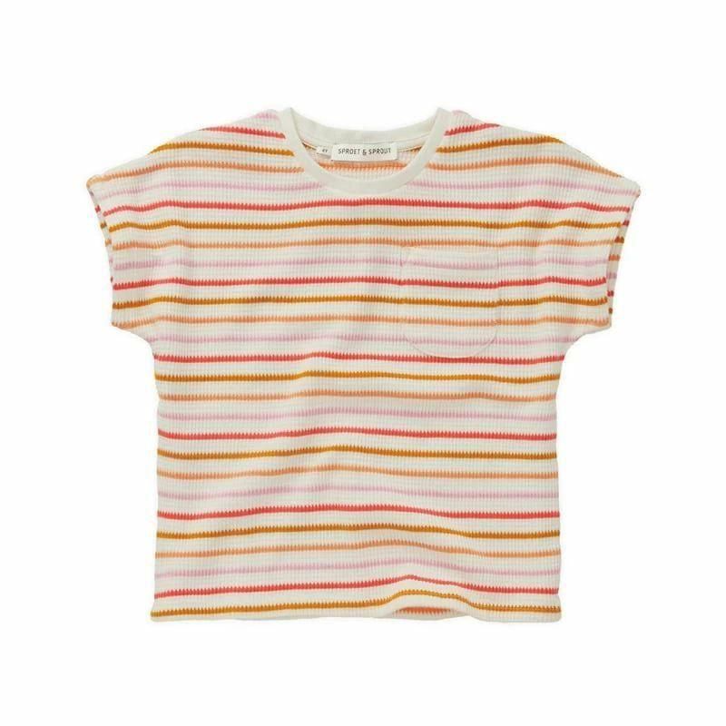 Sproet&Sprout Waffle Stripes T-shirt