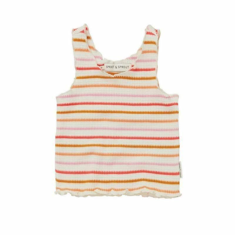 Sproet&Sprout Cropped Singlet Waffle Tanktop