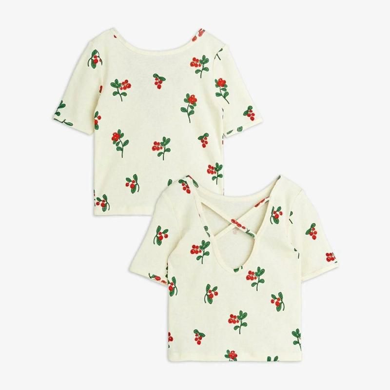 Mini Rodini LINGONBERRIES BALLET T-SHIRT