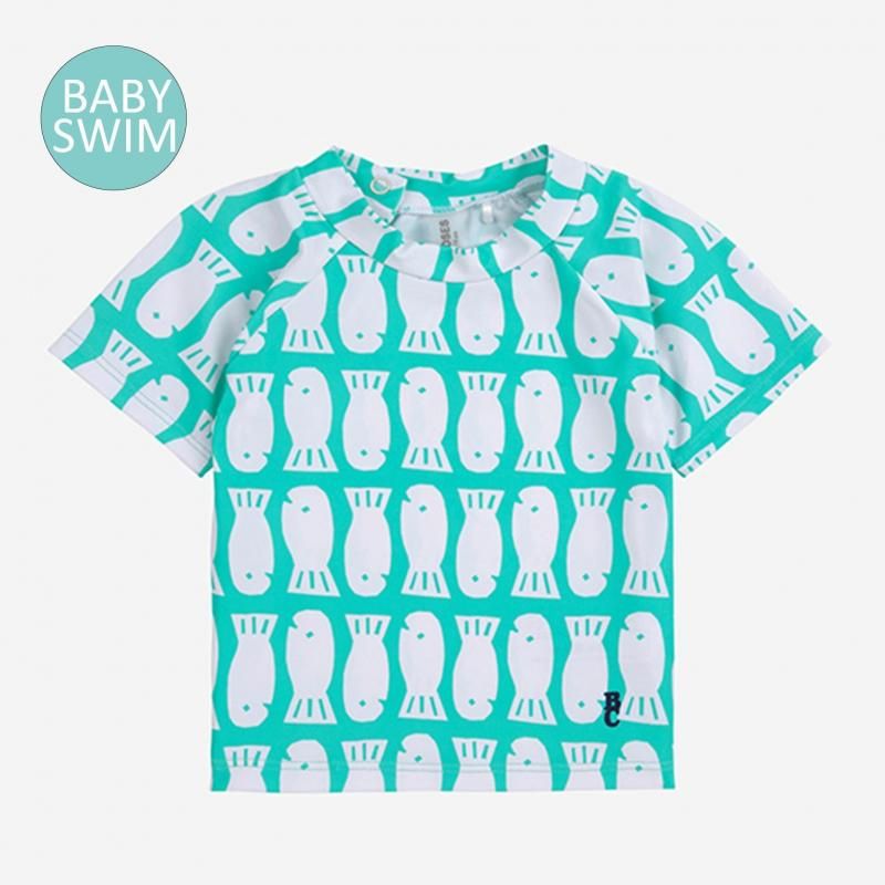 BOBO CHOSES Lucky Fish all over swim T-shirt