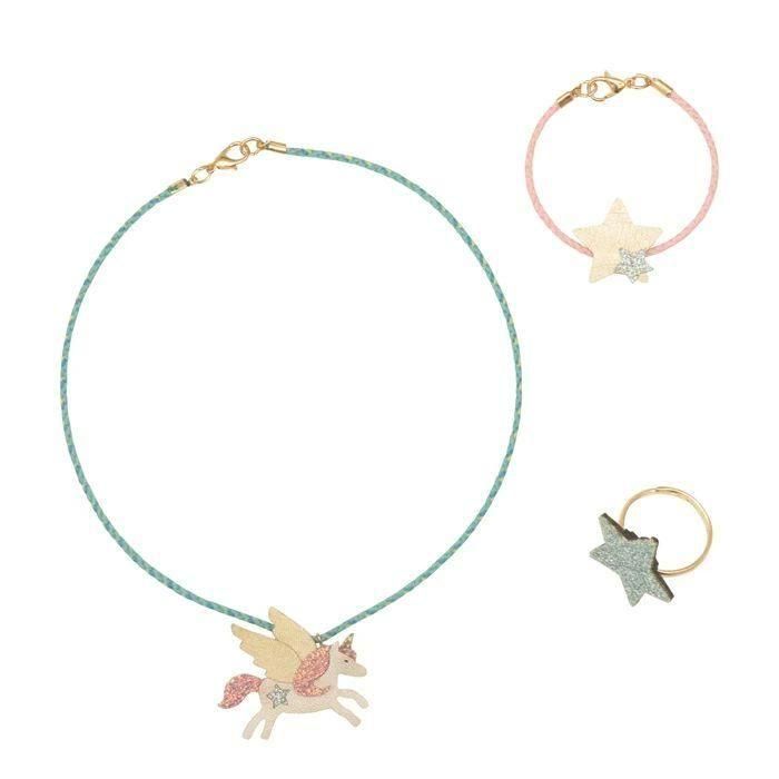 MIMI&LULA Flying Unicorn Jewelry Set