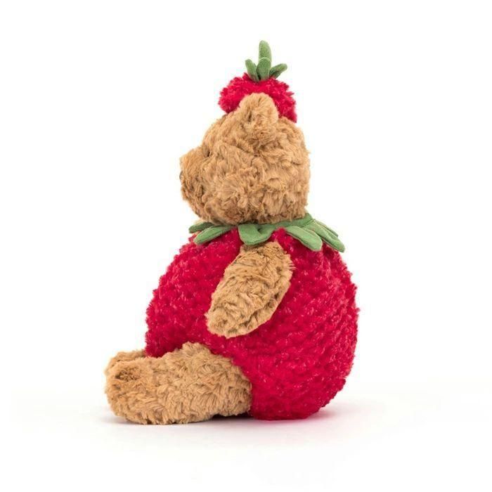 Jelly Cat Bartholomew Bear Strawberry - MARGO