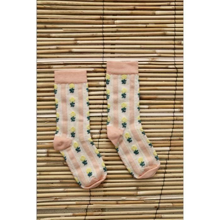 BonjourDiary Stripe socks