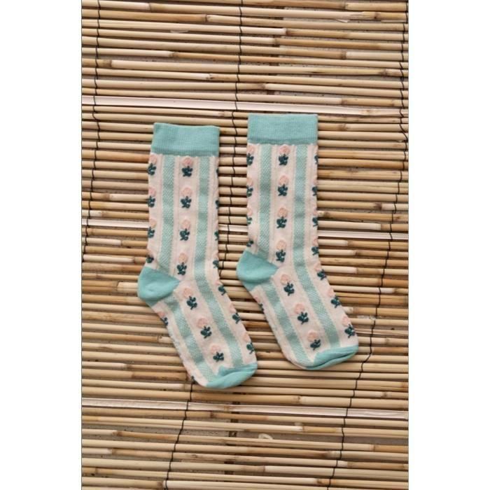 BonjourDiary Stripe socks