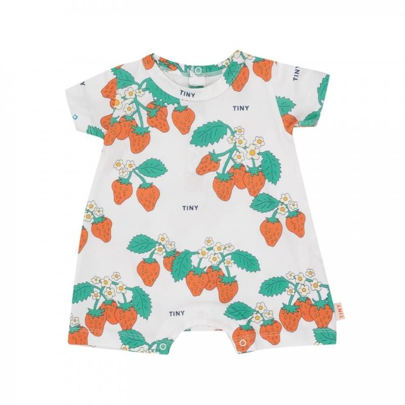TINY COTTONS STRAWBERRIES ONE-PIECE