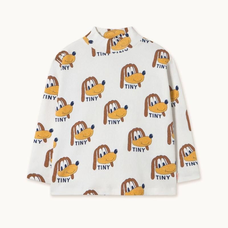 TINY COTTONS Dogs Rib Mockneck