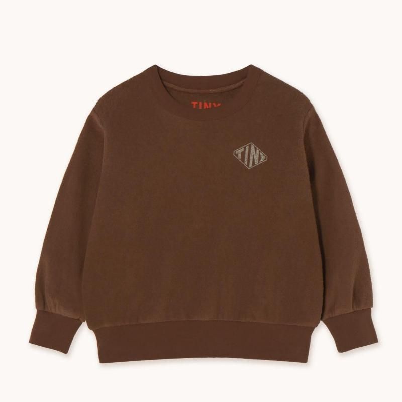 TINY COTTONS Diamond Graphic Towel Sweatshirt