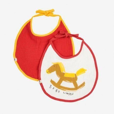 BOBO CHOSES Rocking Horse bib set