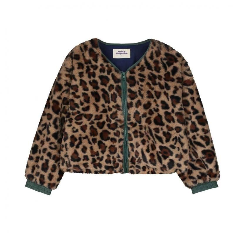 Maison Mangostan LEOPARD PRINT JACKET