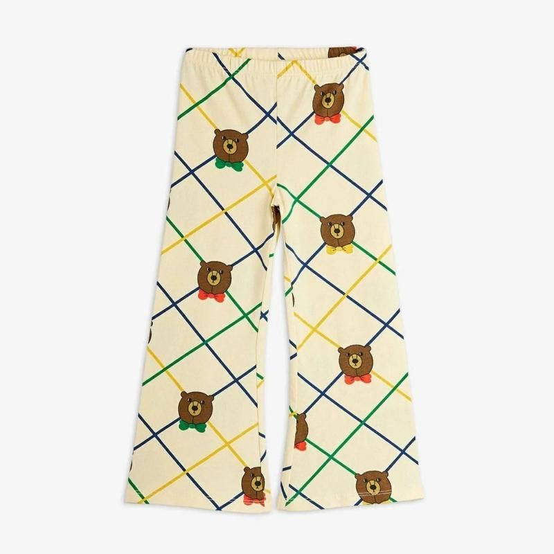 Mini Rodini Bear check flared trousers