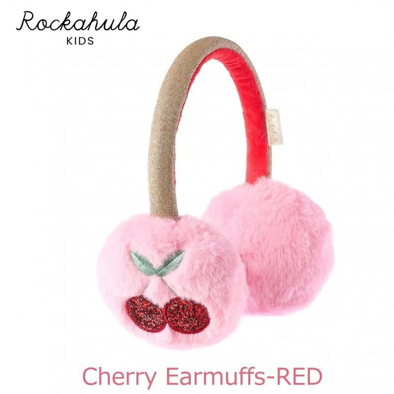 Rockahula Kids Cheerful Cherry Earmeff-Red