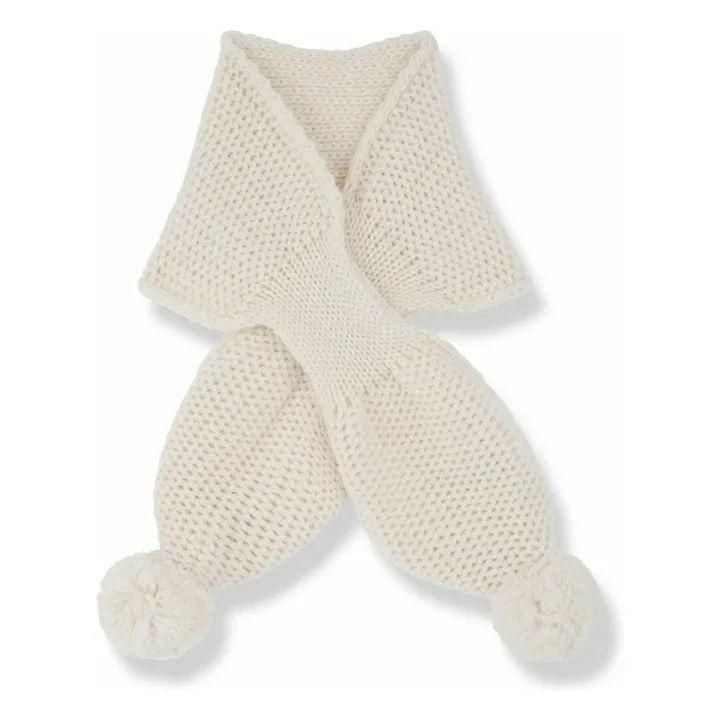  in the family Bruna Mini Merino Wool Scarf | Ecru