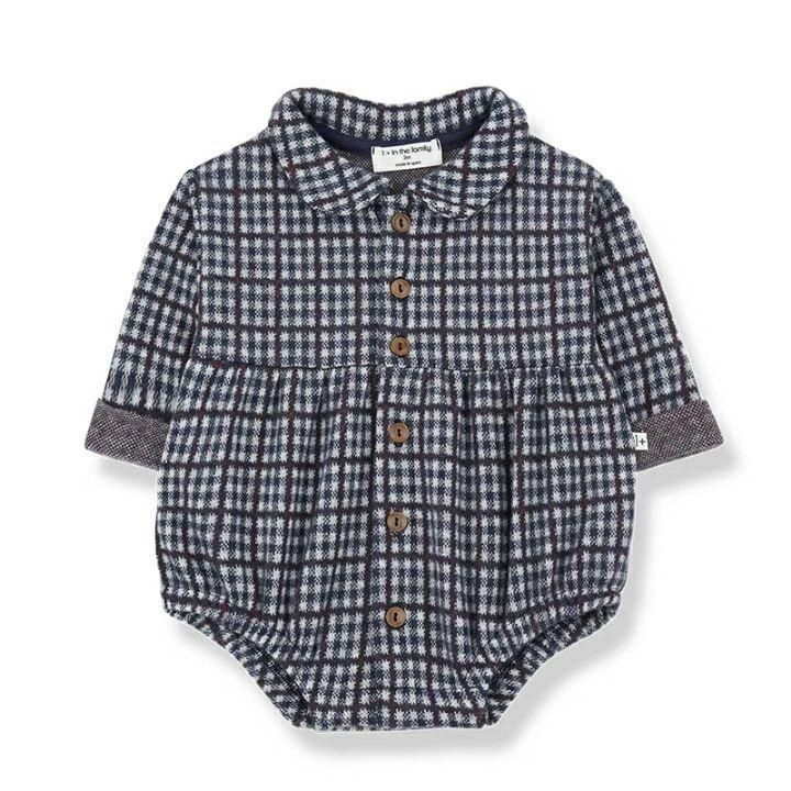  in the family Moritz romper | Dark blue