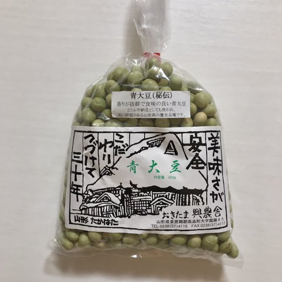 新大豆　令和2年産　山形県産　秘伝豆　大粒　青大豆　5キロ