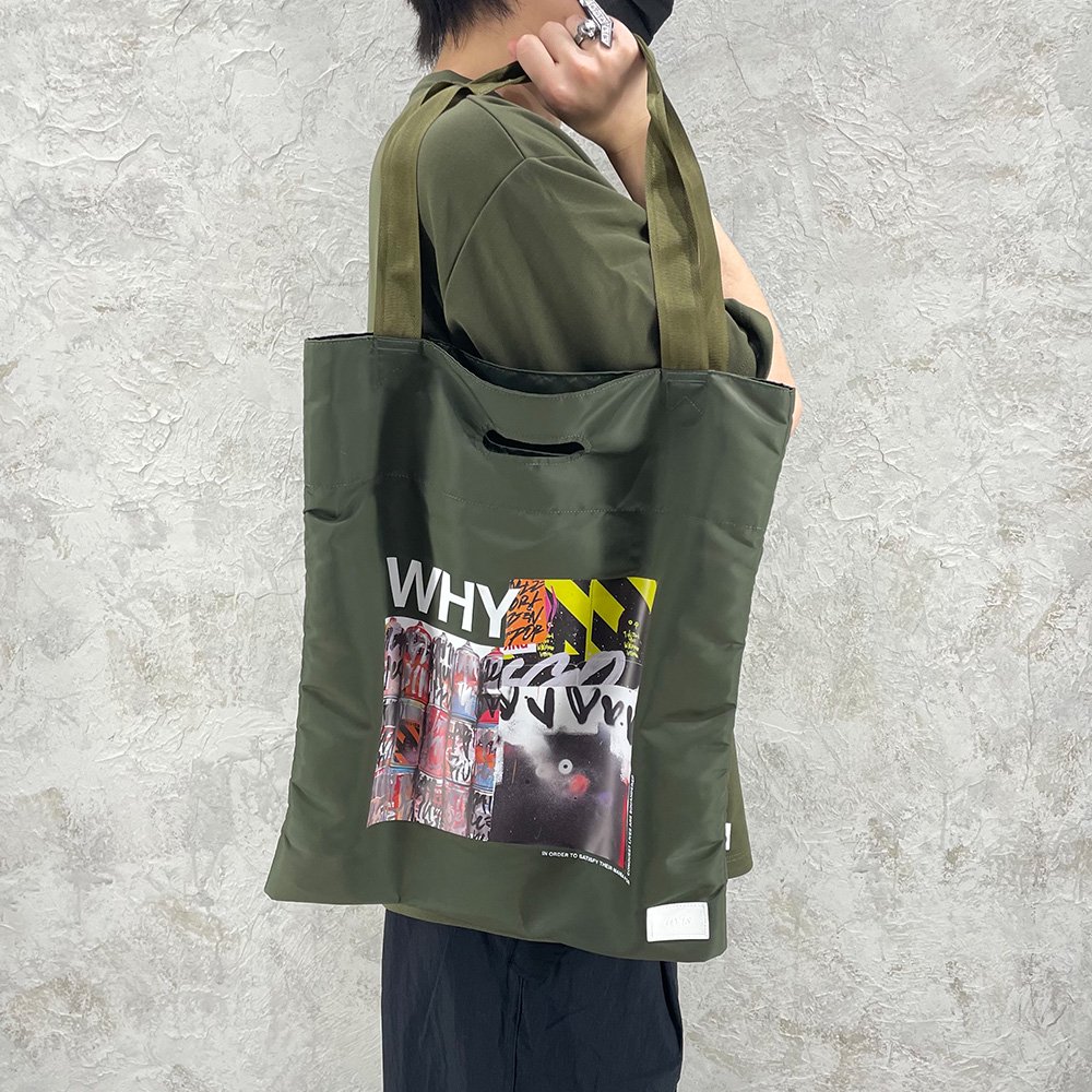 SIVA (avis) / WHY x RATFACE LP TOTE BAG (KHA)