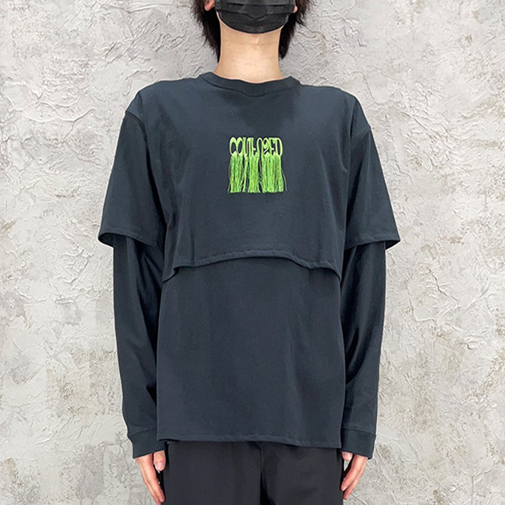 H.B.C / CONFUSED LAYERD LONG SLEEVE (BLK)