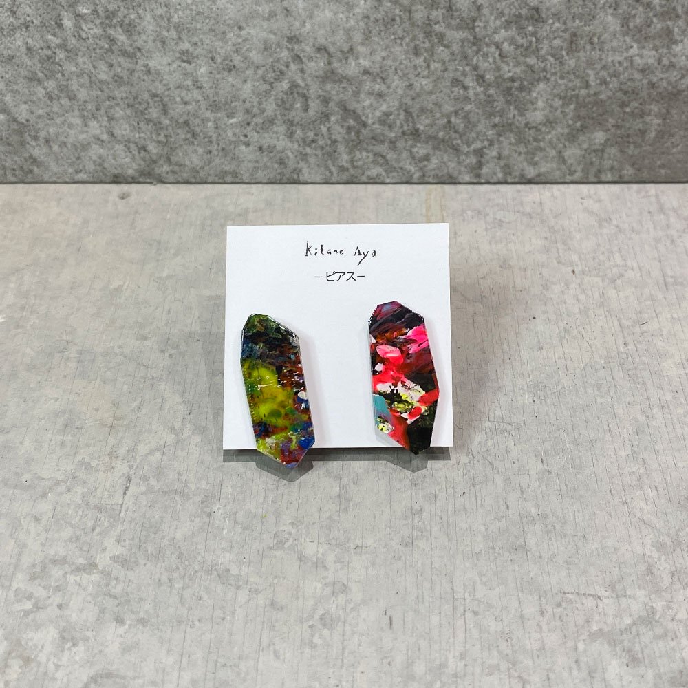 Kitano Aya / Couscous Earrings (Ellipse)