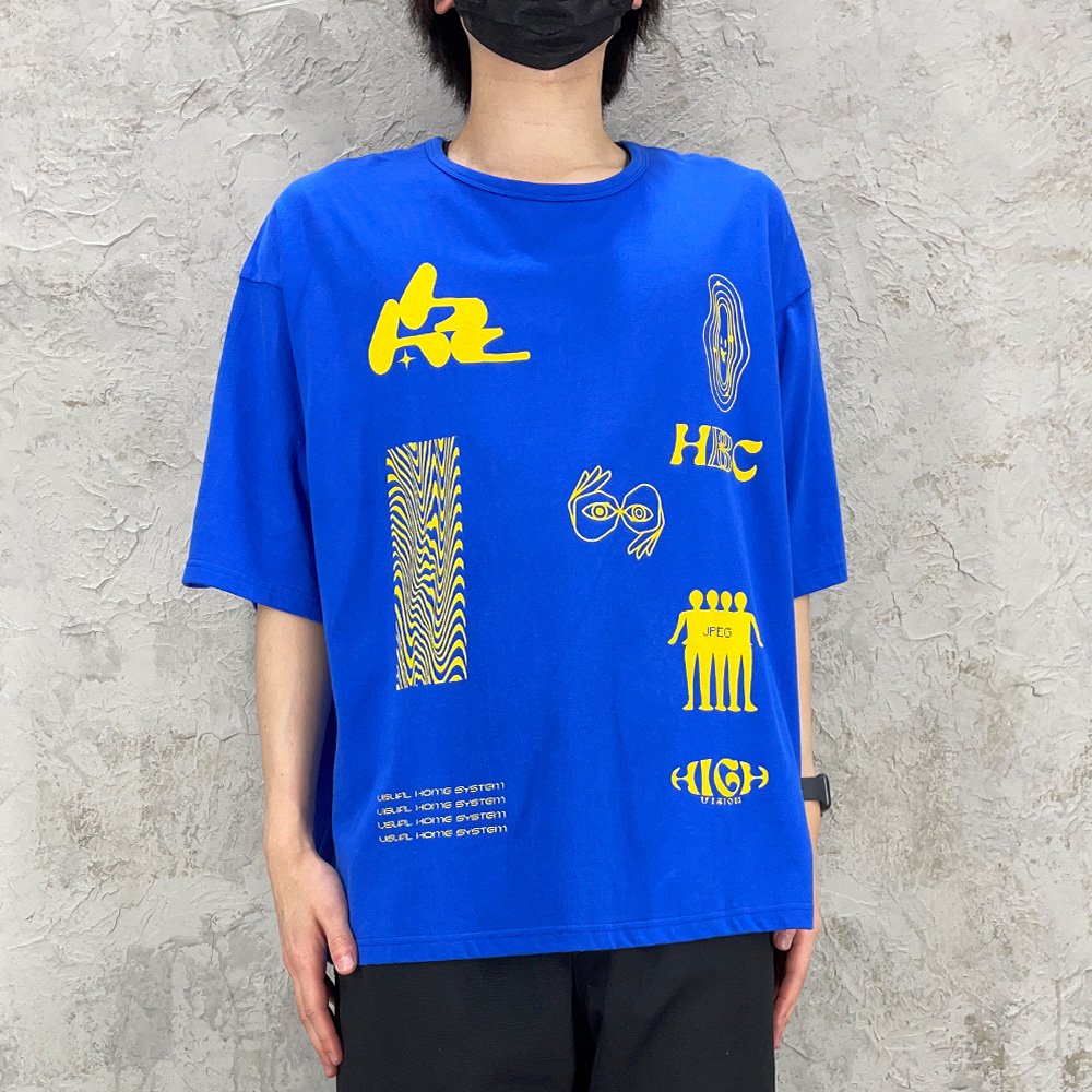 H.B.C / FLATTED BLUE TEE(BLU)