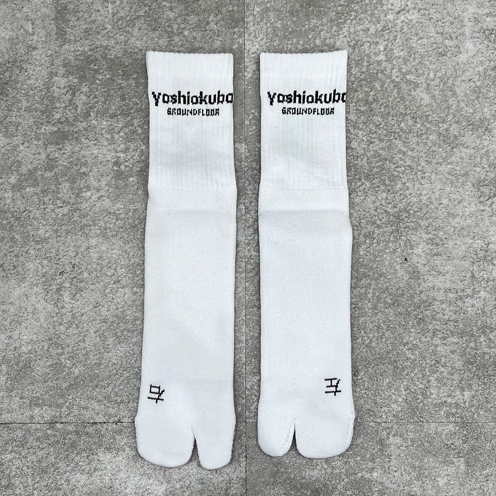 yoshiokubo GROUNDFLOOR / YK SOCKS (WHITE)