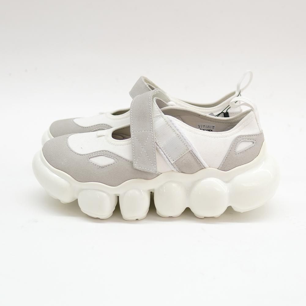 grounds  / JEWELRY MARY JANE (WHITE GRAY)