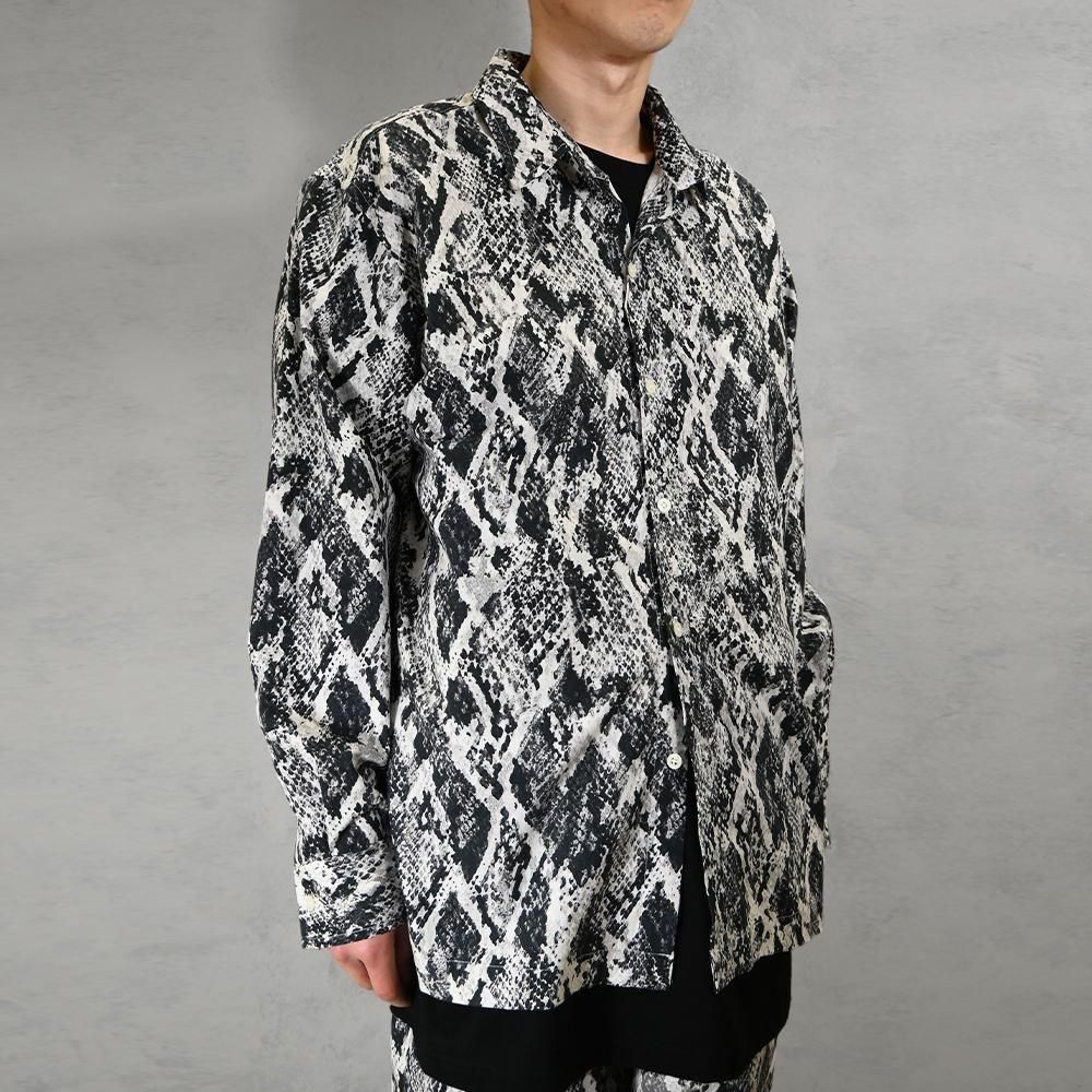 SHINICHI SUMINO / PYTHON CLOTH SHIRT - MAISON de SIGN