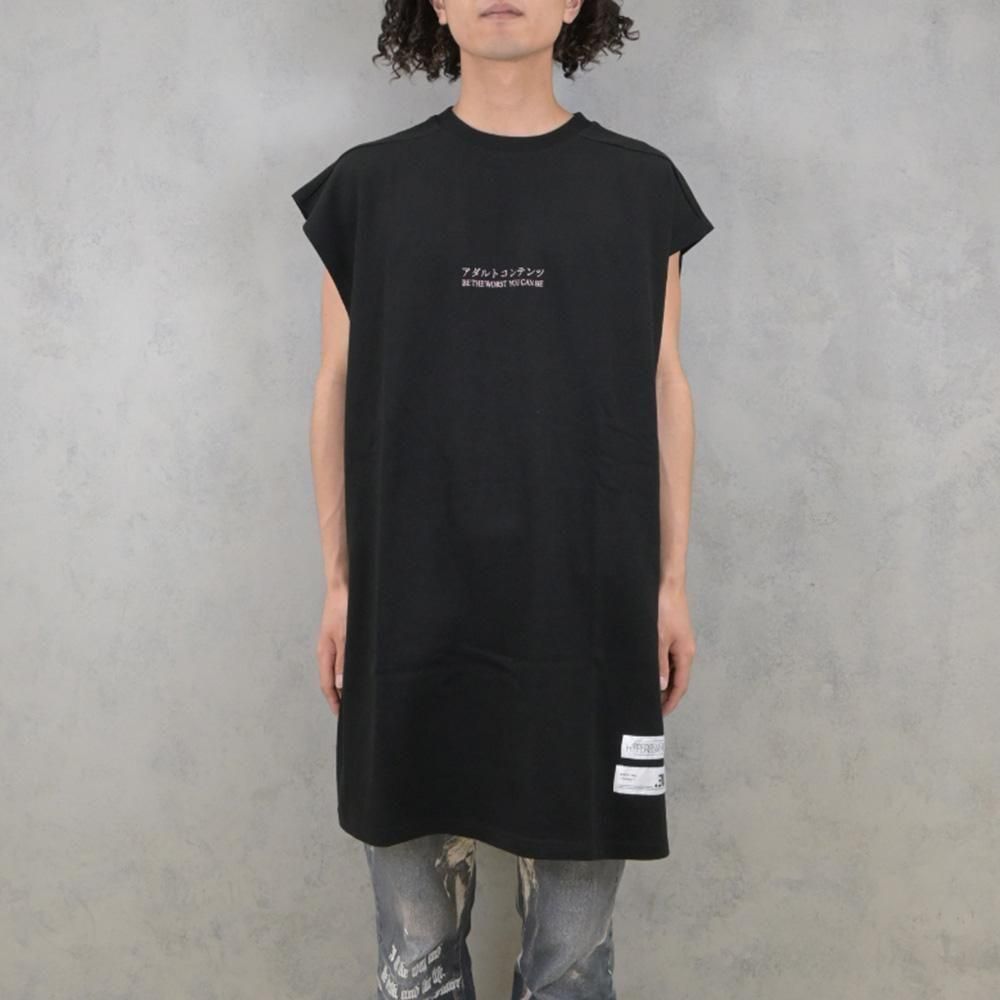 HBC/ȥƥNOSLEEVE(BLKxPNK)