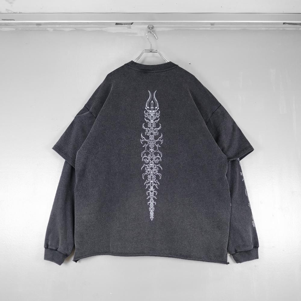 HATE / Vajral Spine Layered Longsleeve
