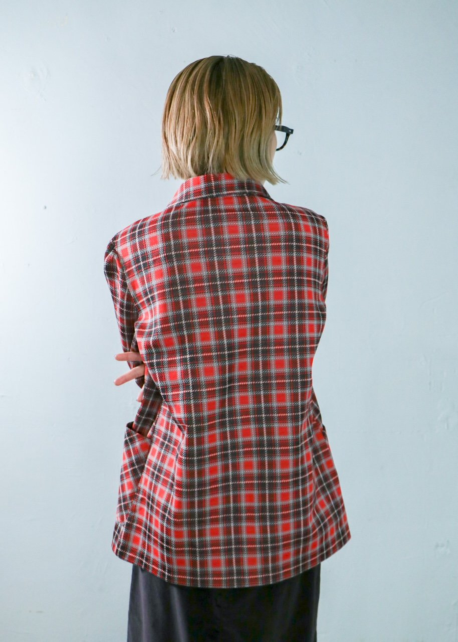 I&I 古着 通販 Polyester Plaid Coverall 詳細画像1